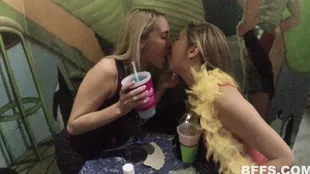 Young adults enjoy a wild Mardi Gras sex party in the United States